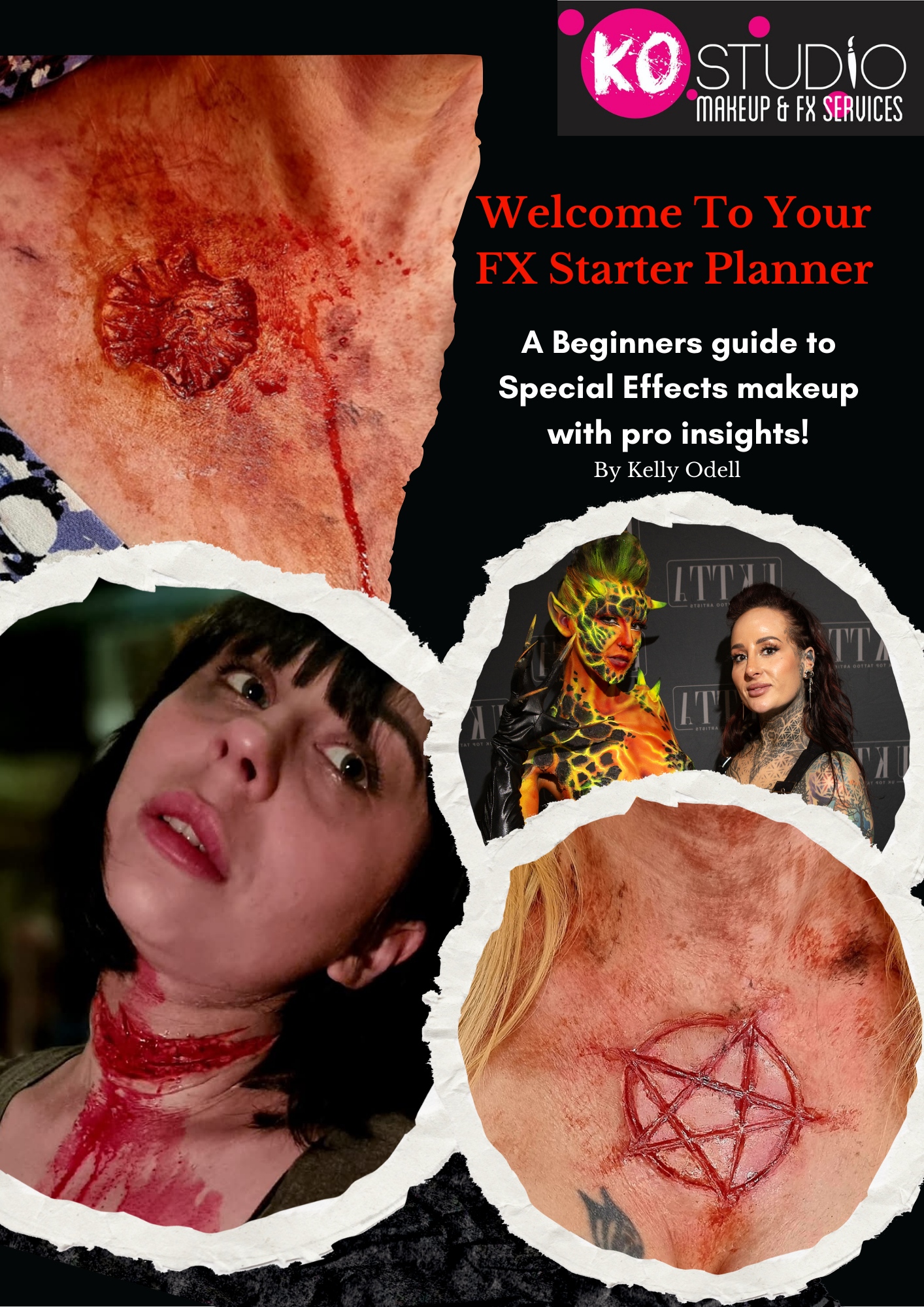SFX special effects makeup beginner's guide manual downloaded as a readable file.