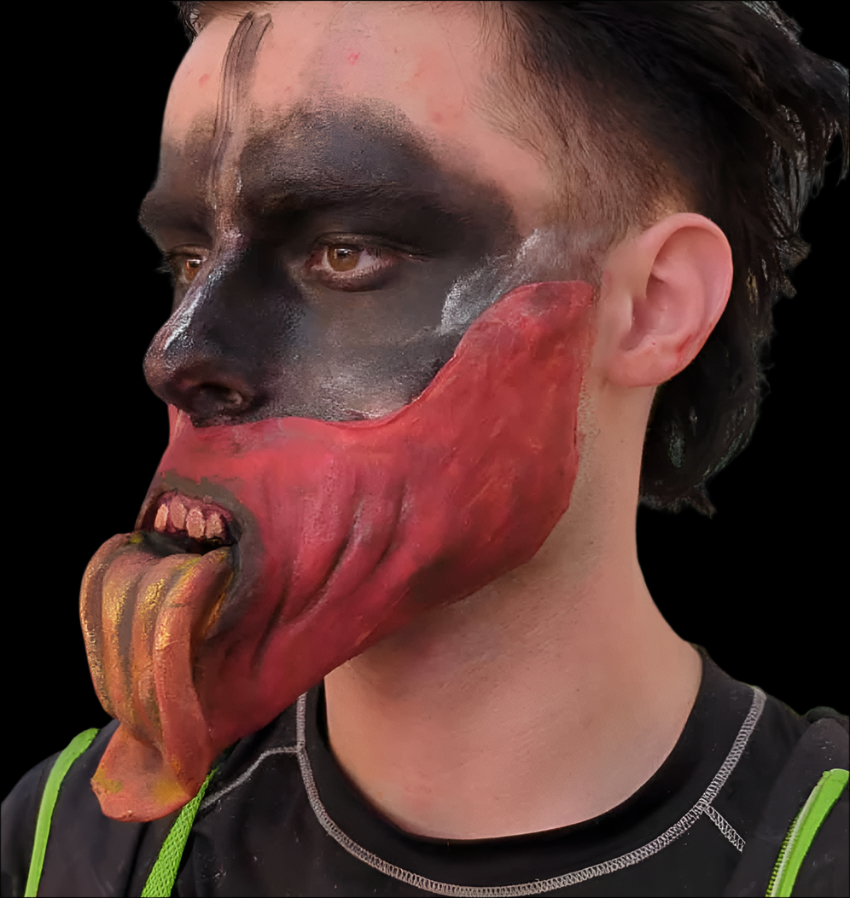 Demon tongue Mouthpiece foam latex prosthetic