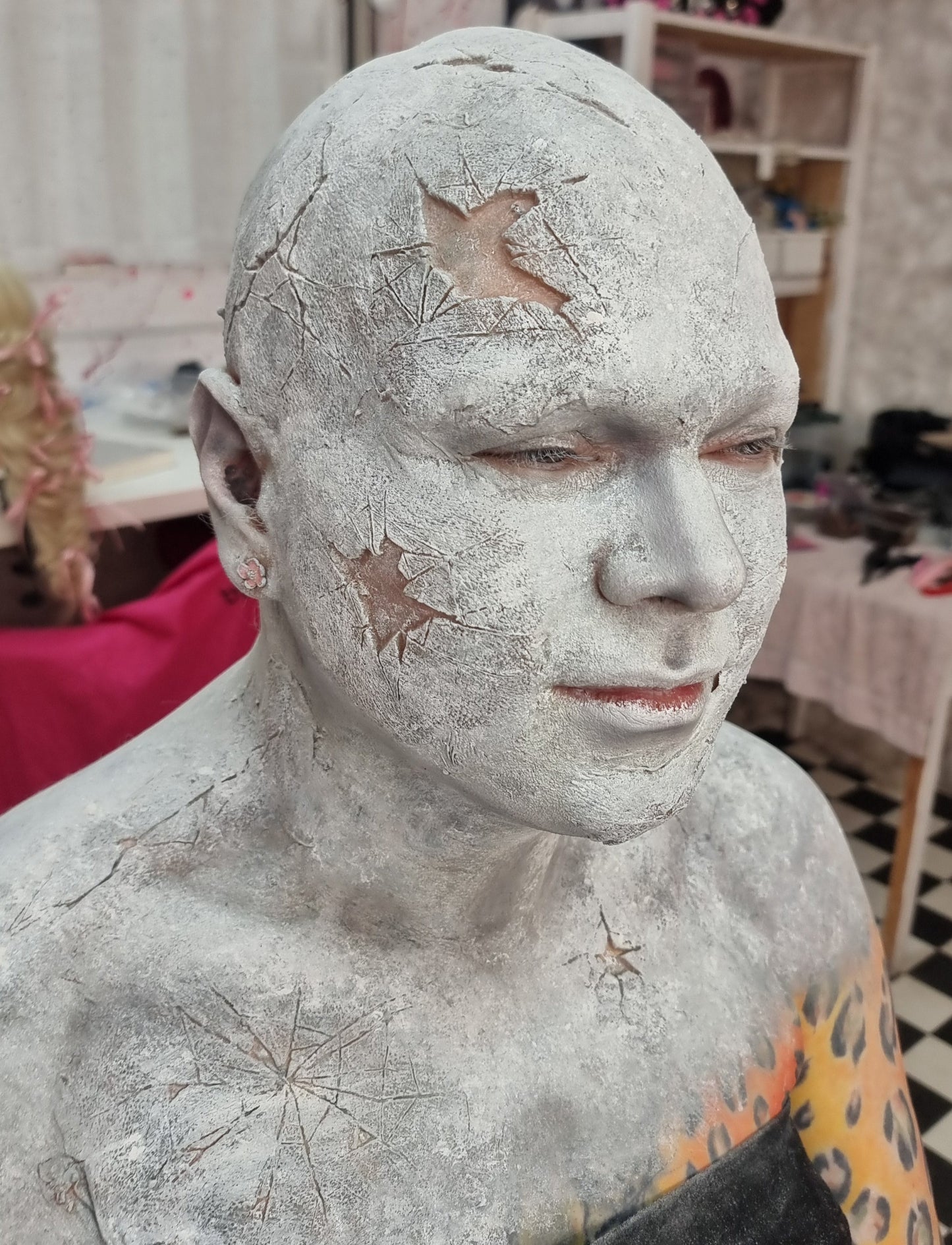 FLAT SILICONE BROKEN GLASS PROSTHETIC SET