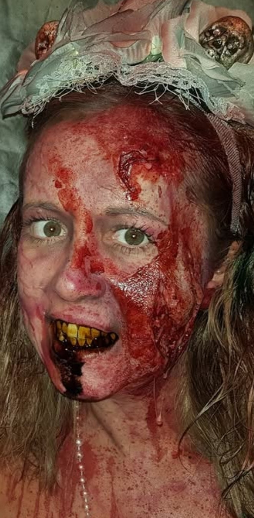 Special effects small wound prosthetics for sale set in silicone