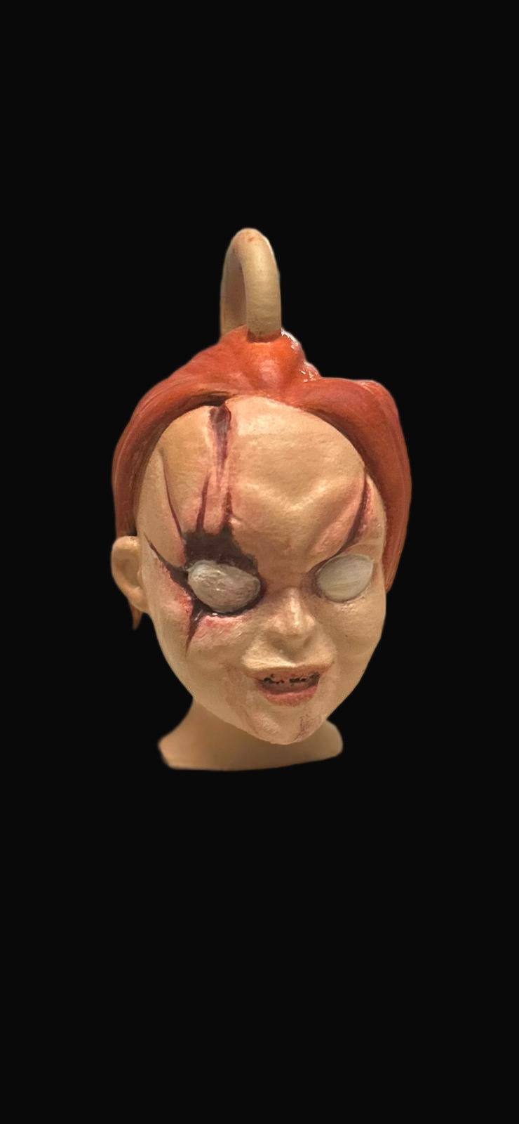 horror head Christmas tree decoration