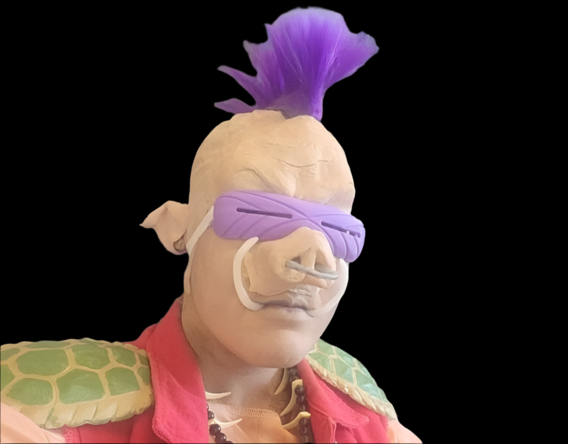 pig face prosthetic