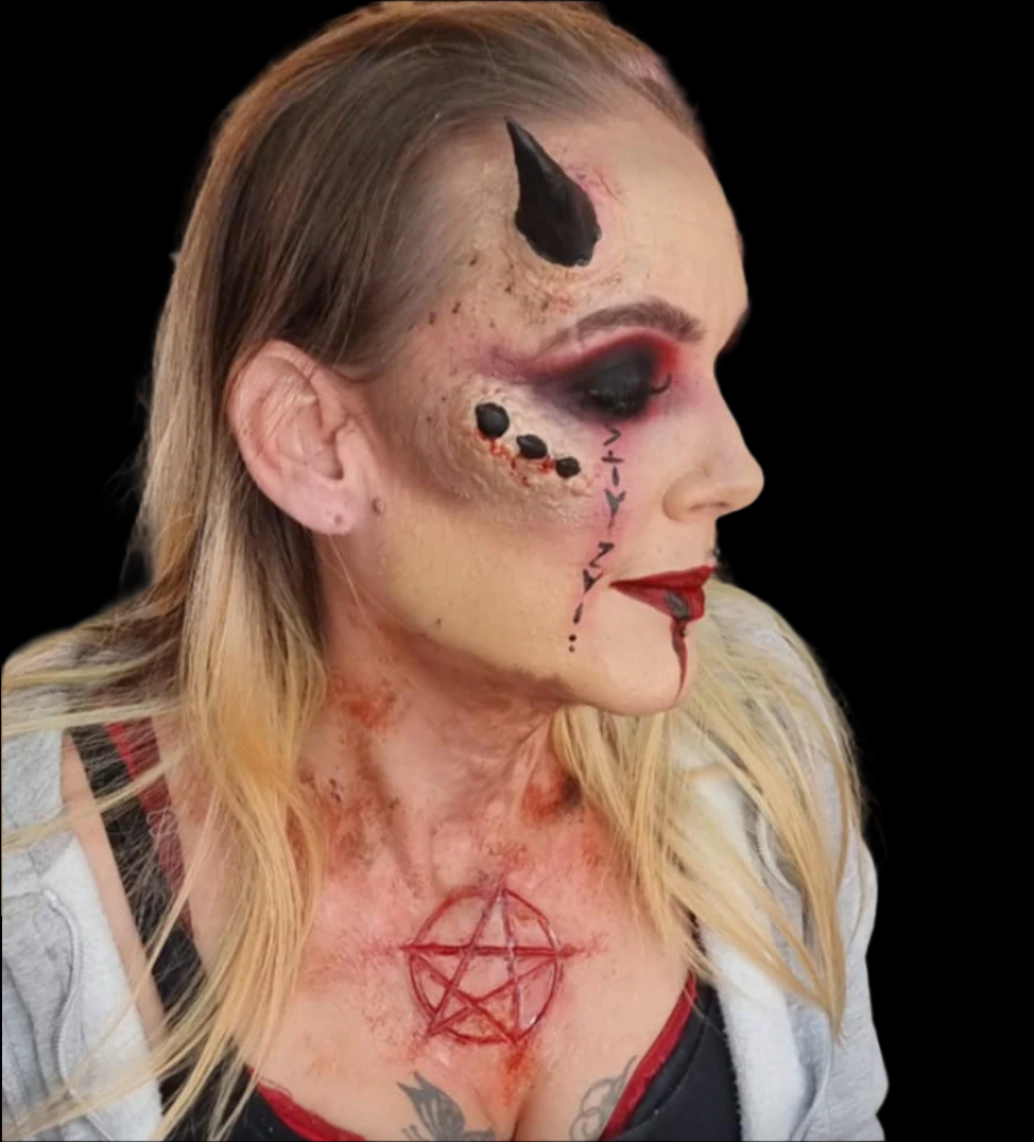 demonic devil prosthetic set