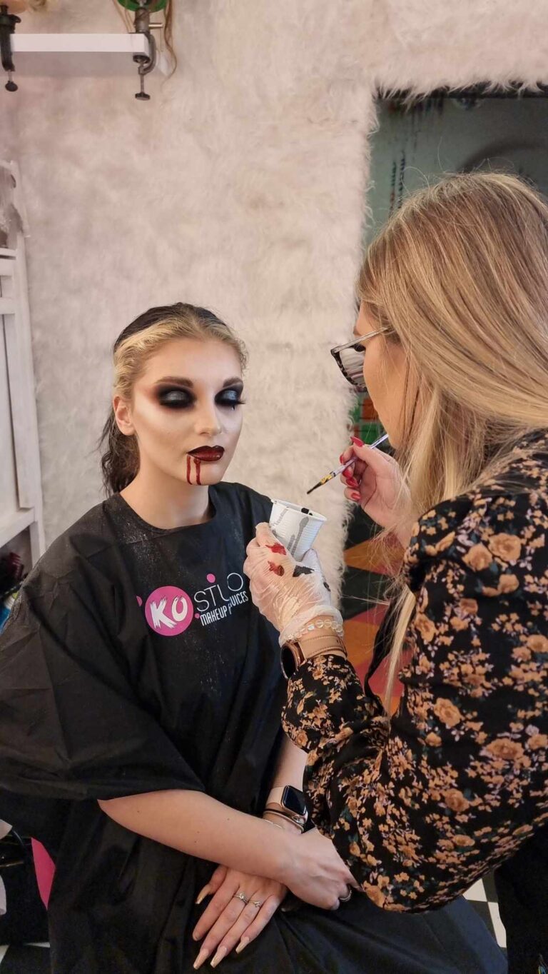 All in one Makeup artistry accredited course with business unit, makeup, fx and hair