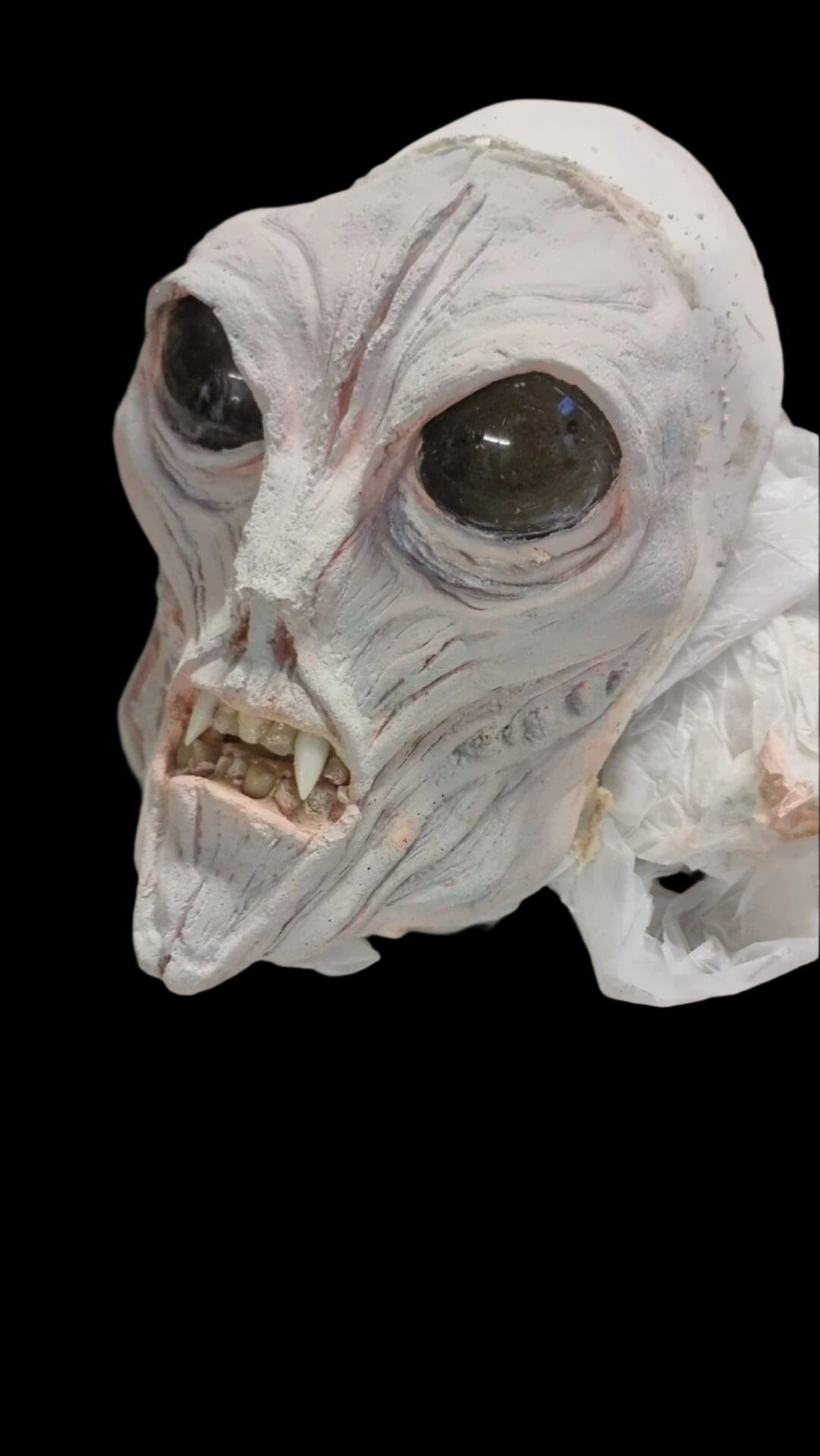 alien face prosthetic foam latex