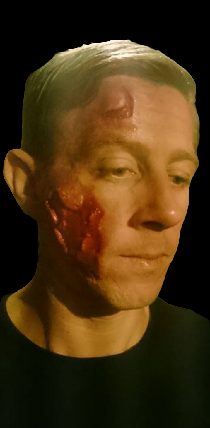 Special effects small wound prosthetics for sale set in silicone