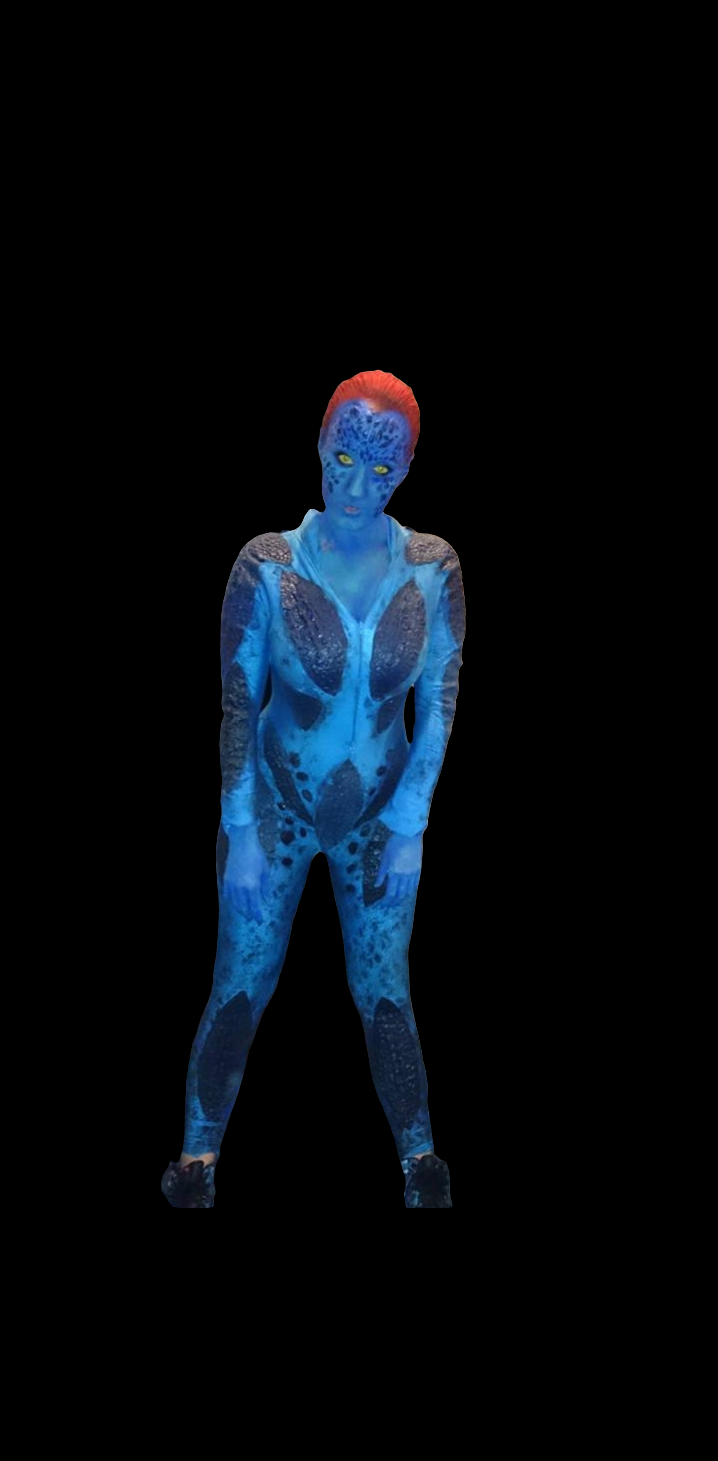 Mystique alien skin texture prosthetic for sale