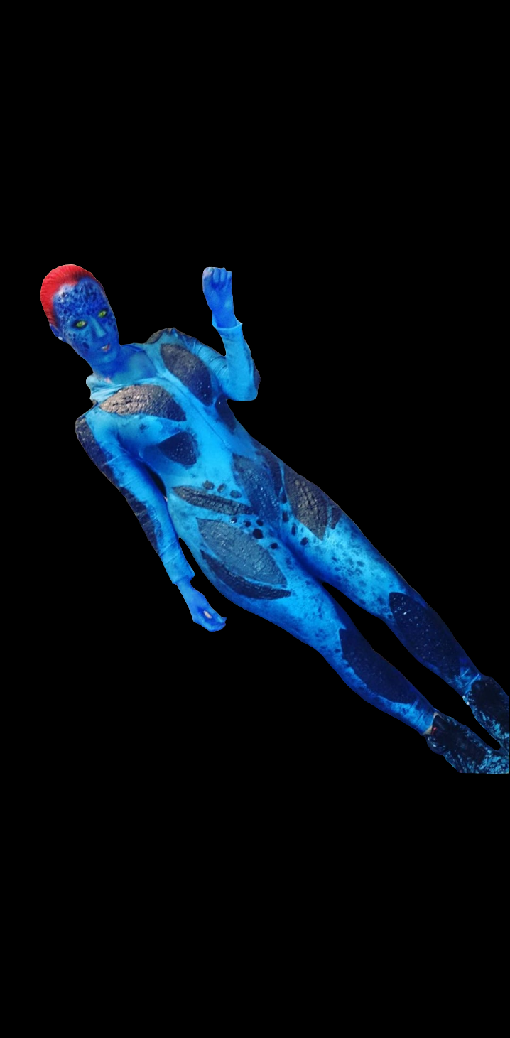 Mystique alien skin texture prosthetic for sale