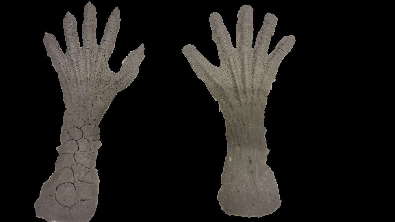 Gremlins reptile hands silicone