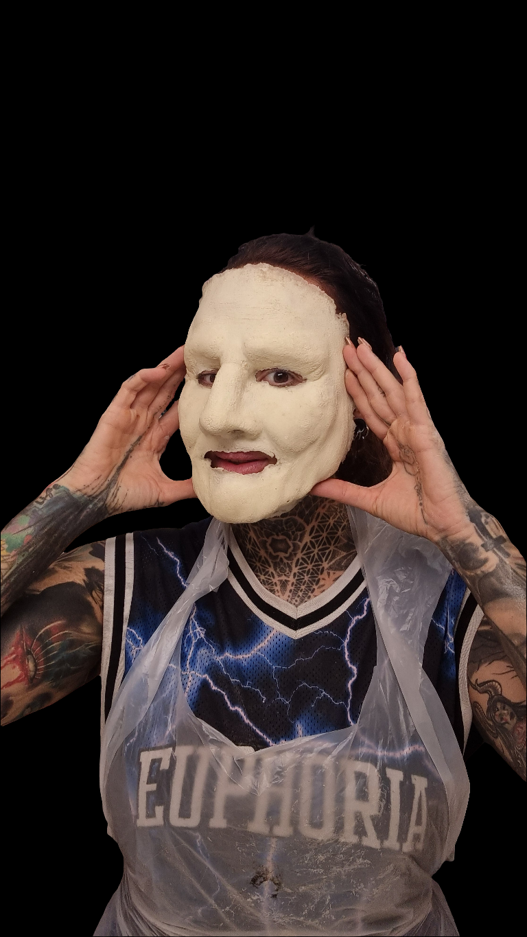 old age face foam latex prosthetic Mrs cosplay fun face to buy