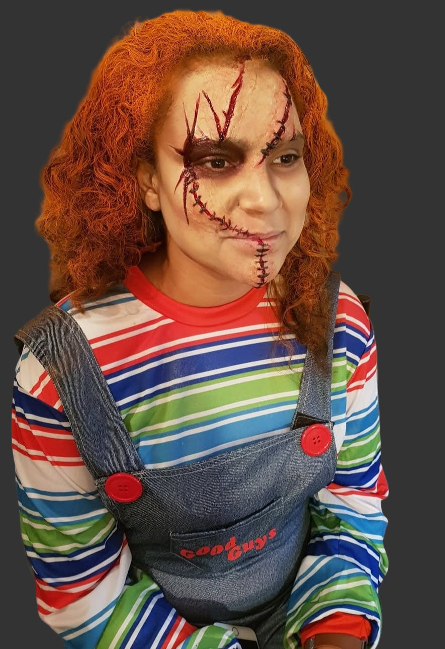 chucky doll stitch prosthetics