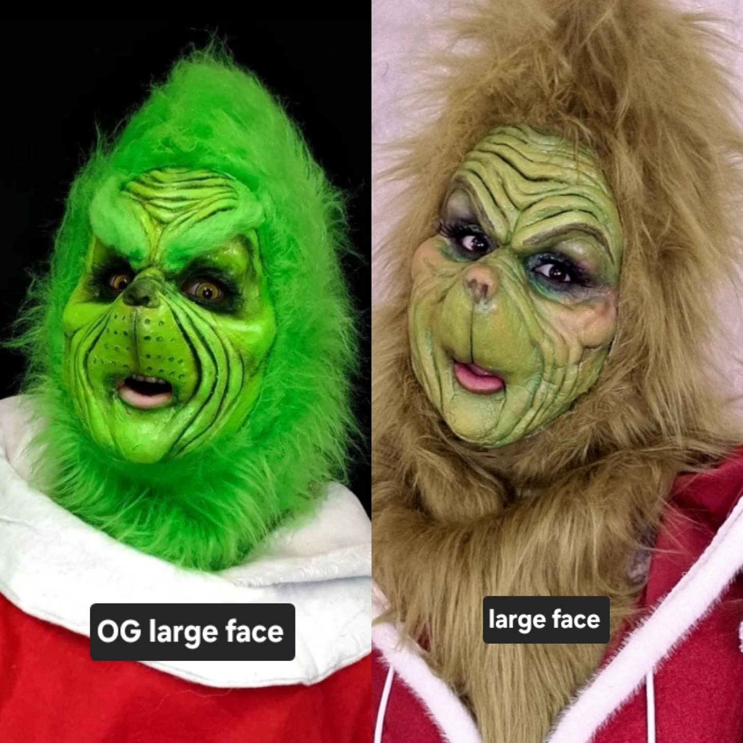 GRUMPY GRIN PAINTED MASK