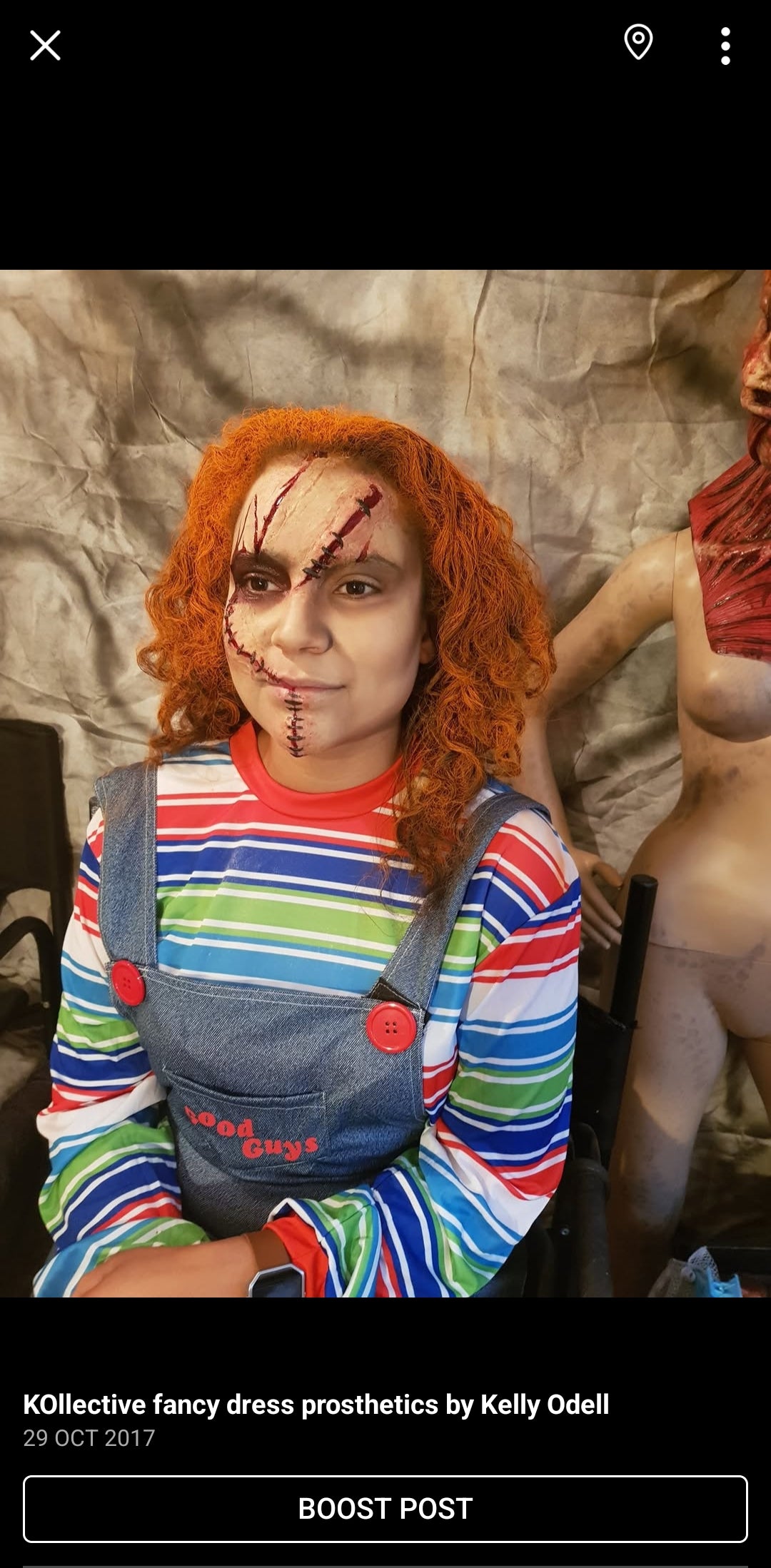 CHUCKY DOLL INJURY SLASHES SET