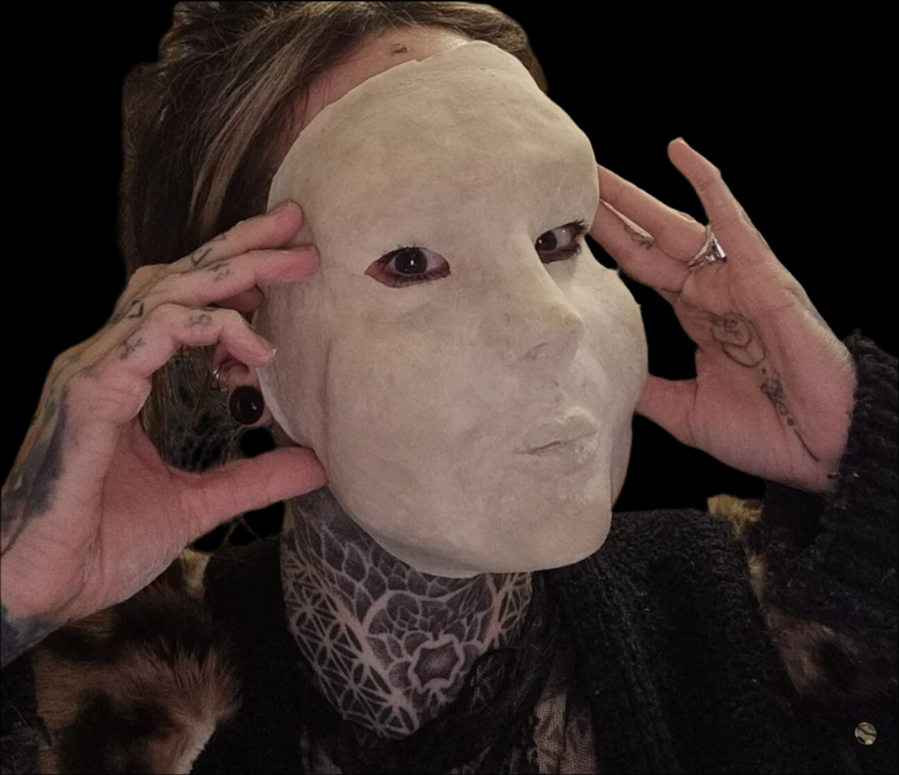 squid games inspired doll face foam latex