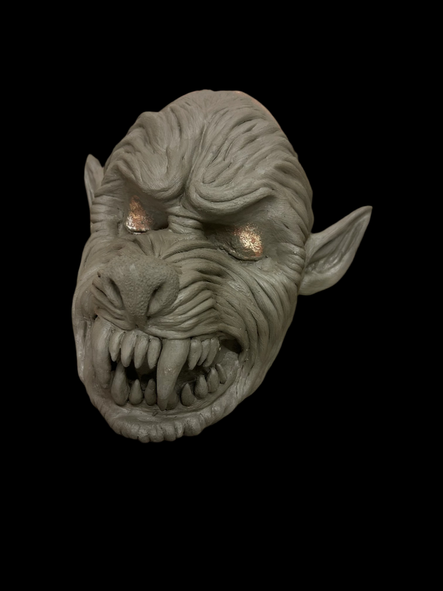 werewolf latex mask with straps