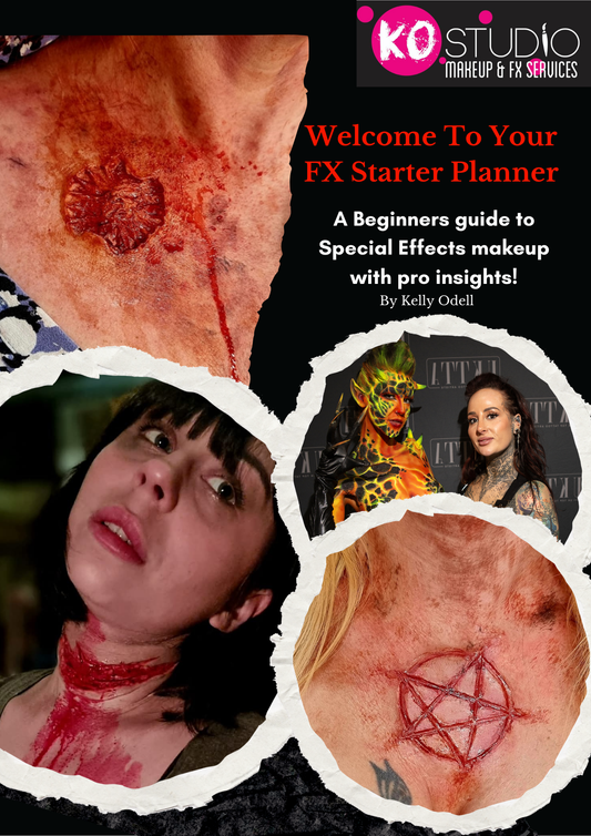SFX special effects makeup beginner's guide manual downloaded as a readable file. 