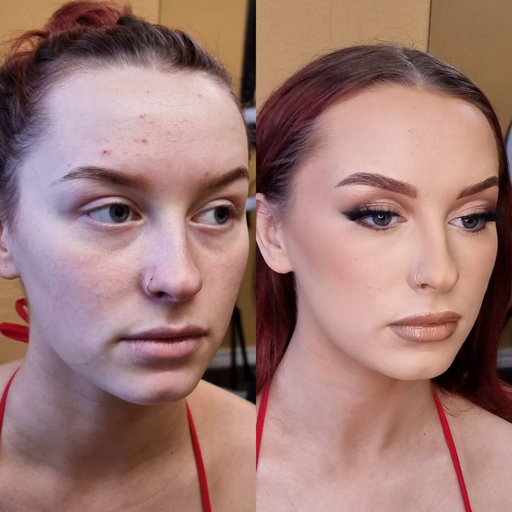 sexy glam glam hair and makeup artist kollective by kelly odell at ko studio leicestershire