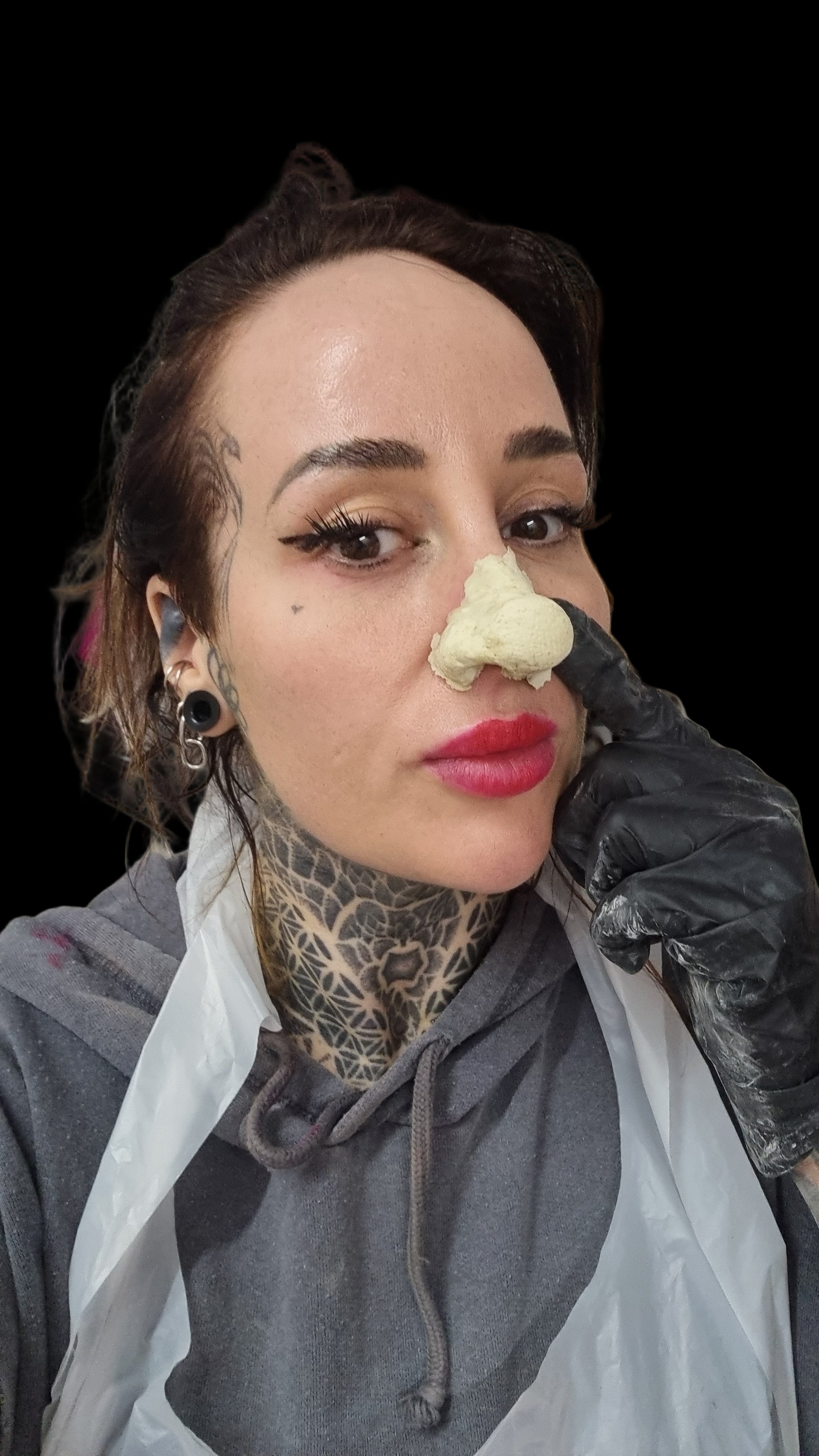Shrek button nose latex prosthetic