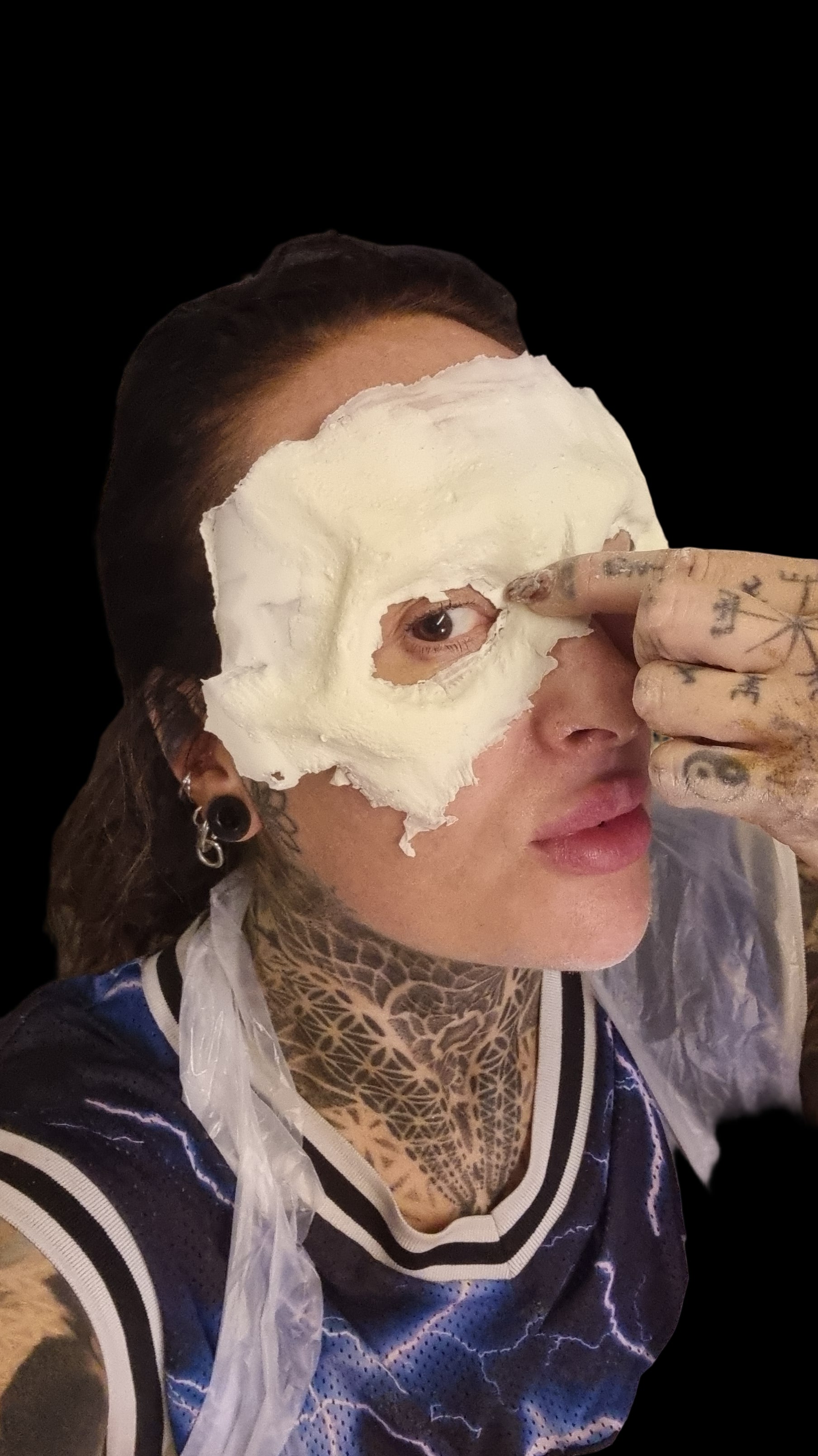 Skeleton zombie, Michael Jackson, brow forehead, silicone and latex prosthetic options.