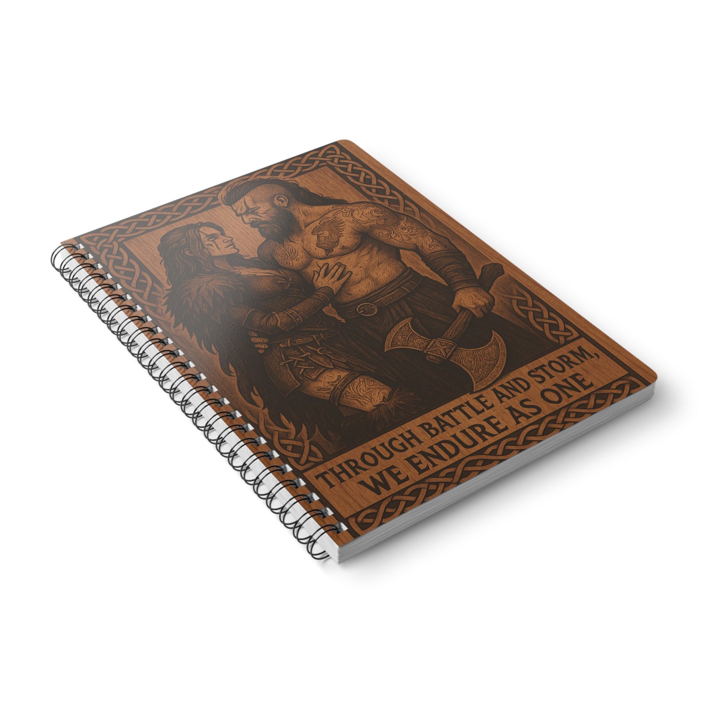 VIKING COUPLE THEMED A5 NOTEBOOK