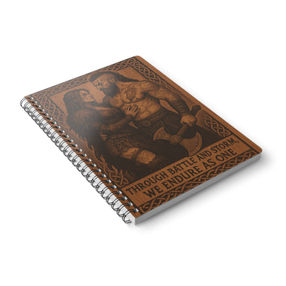 VIKING COUPLE THEMED A5 NOTEBOOK