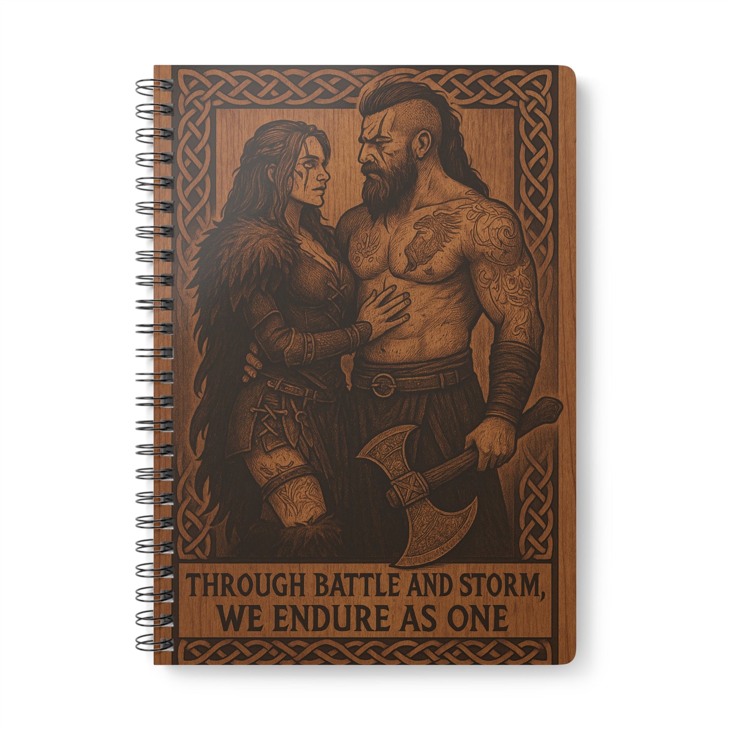 VIKING COUPLE THEMED A5 NOTEBOOK
