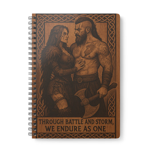 VIKING COUPLE THEMED A5 NOTEBOOK