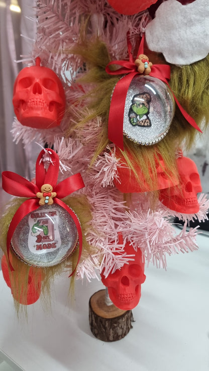 Grinch christmas baubles