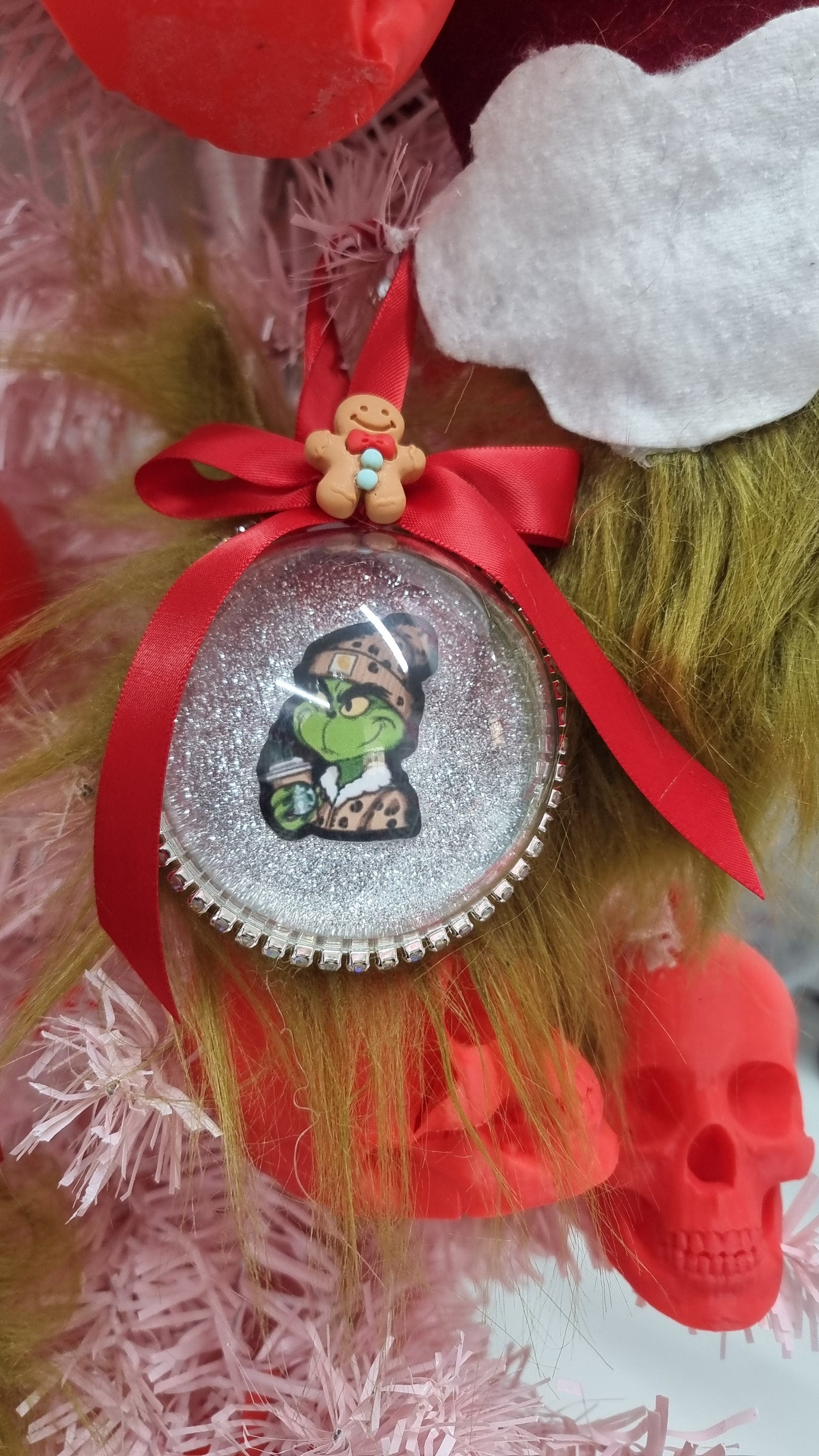 Grinch christmas baubles