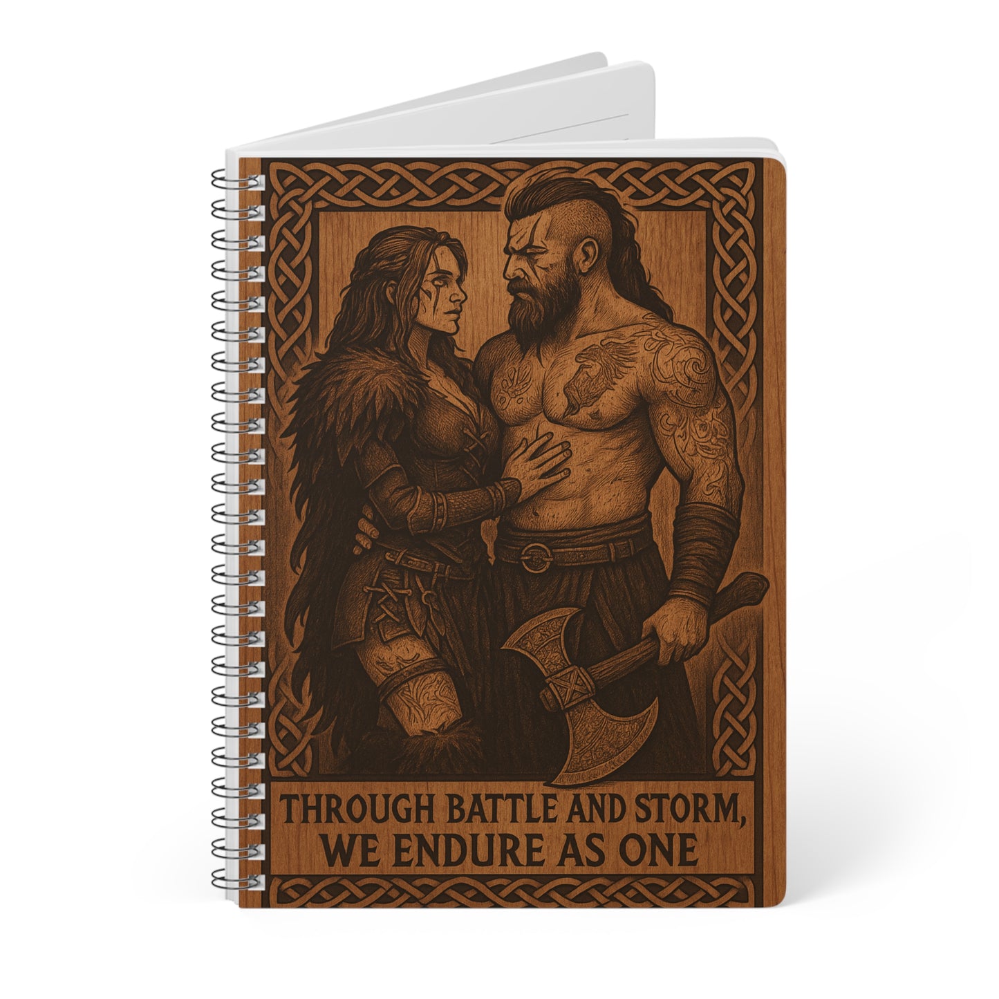 VIKING COUPLE THEMED A5 NOTEBOOK