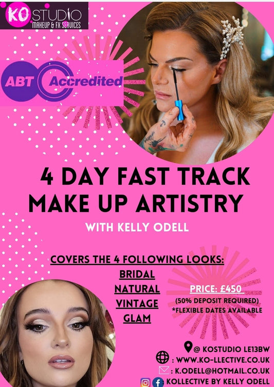 4 DAY  MAKEUP ARTISTRY COURSE