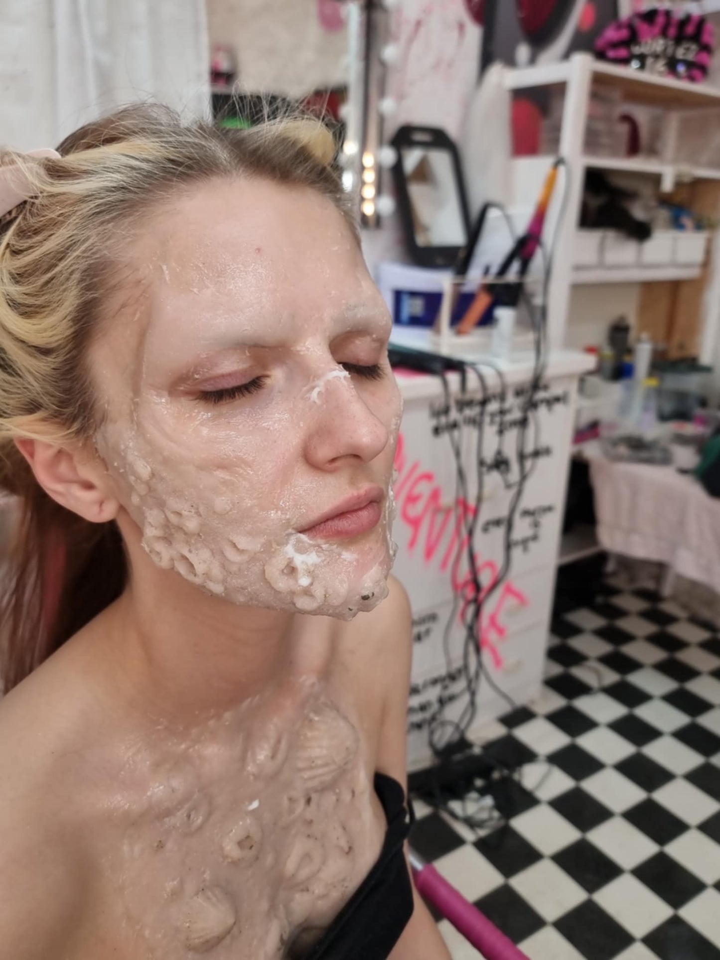 BARNACLE sea shell  silicone PROSTHETC SET 