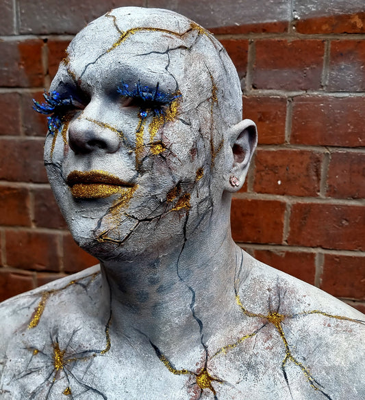 BROKEN GLASS MIRROR PROSTHETIC SET 