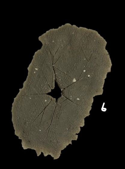CRACKED SILICONE PIECES no 6