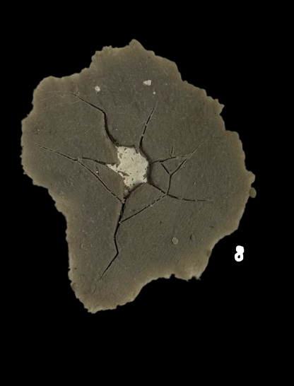 CRACKED SILICONE PIECES no 8