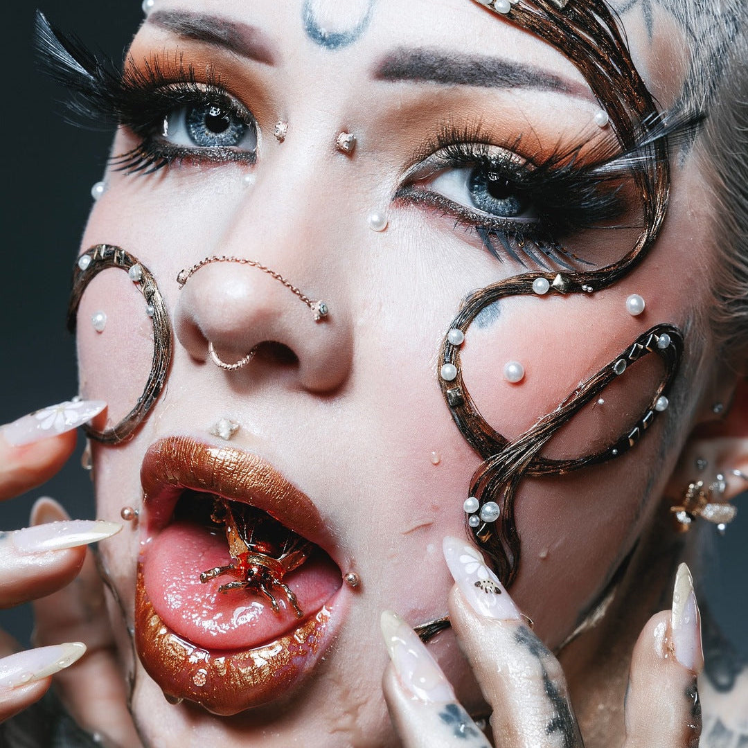 Creative Avant-garde body painting for photo shoot in Leicester