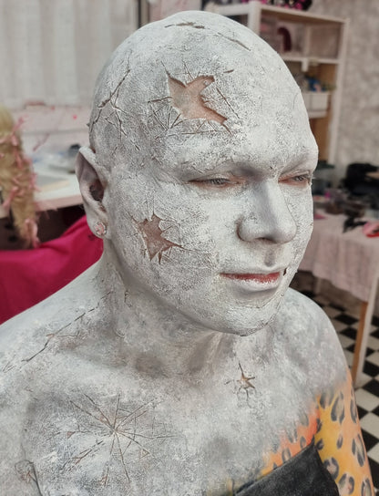 FLAT SILICONE BROKEN GLASS PROSTHETIC SET