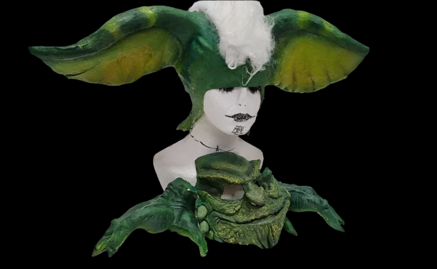 Gremlins Full Head with Hands unpainted stripe cosplay
