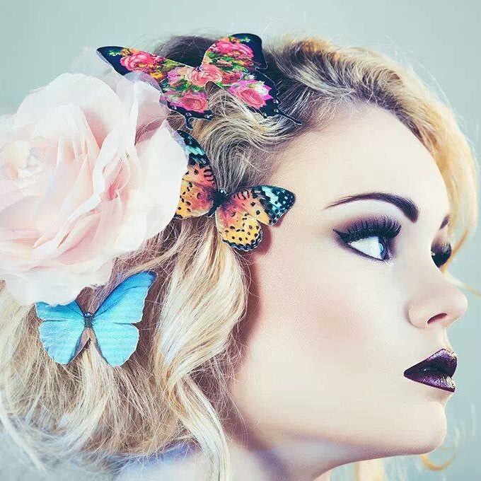 High fashion creative makeup by Leicester-based artist