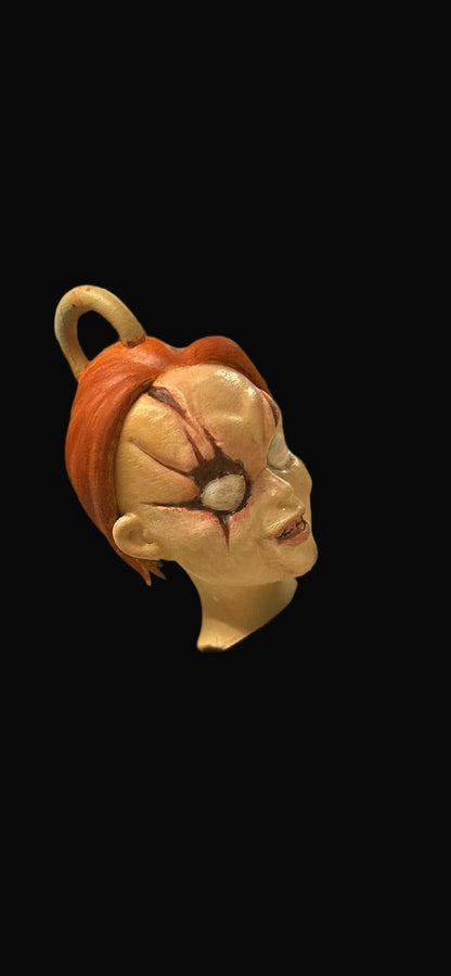 horror head Christmas tree decoration