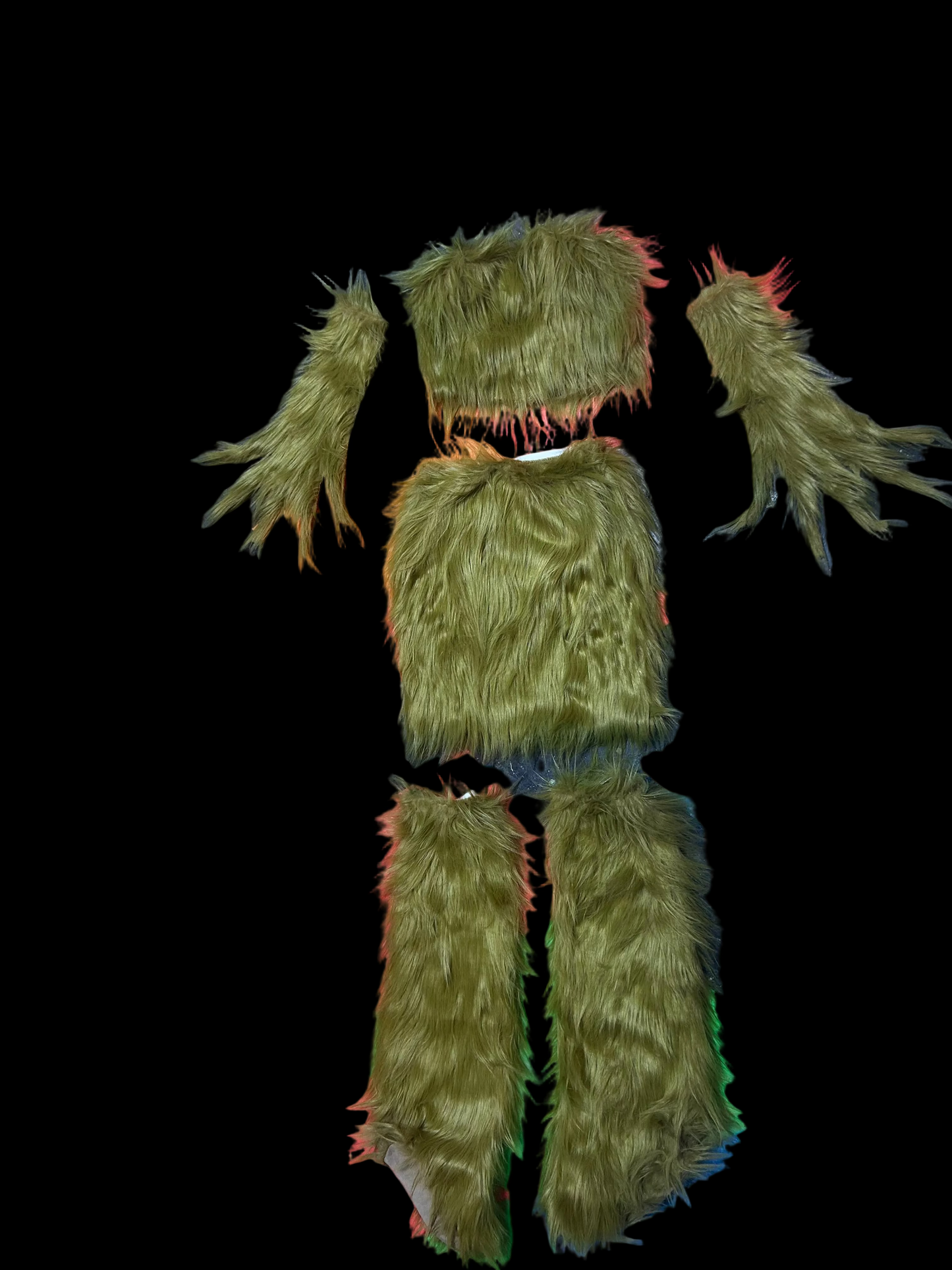 FULL FEMALE GRINCH FUR COSTUME SET