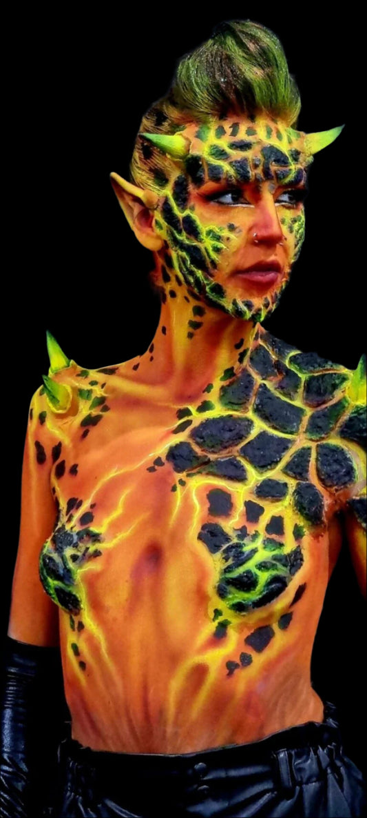 LAVA burn prosthetic body appliances for sale for creative makeup looks