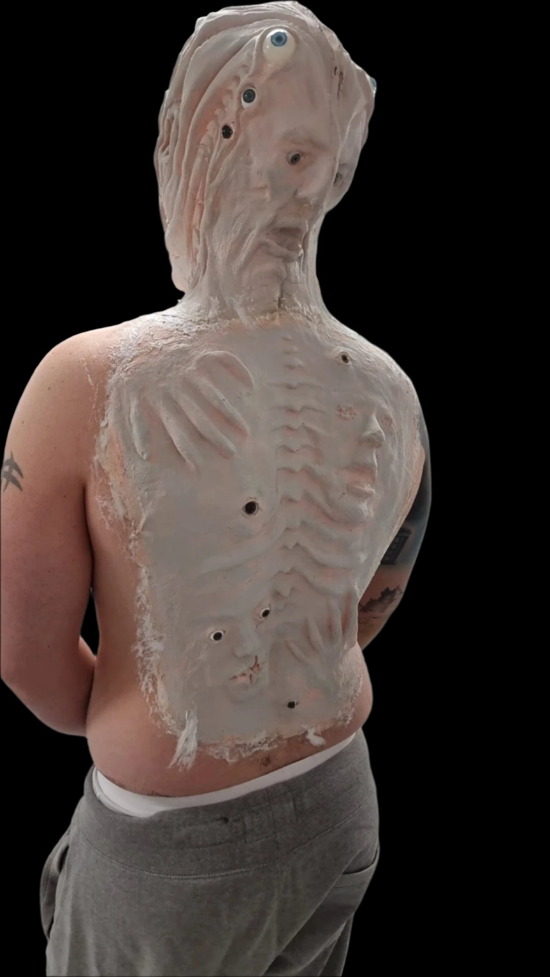  Latex body of souls Back Prosthetic 