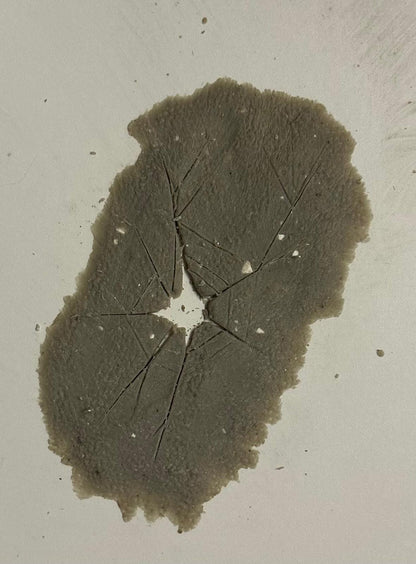  SILICONE BROKEN GLASS PROSTHETIC FLAT PIECE