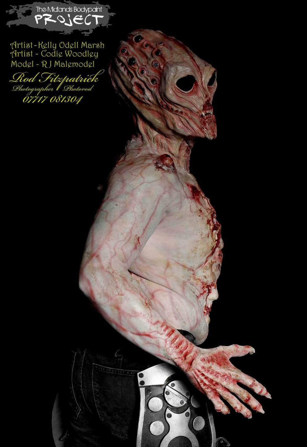 Alien silicone prosthetic hands
