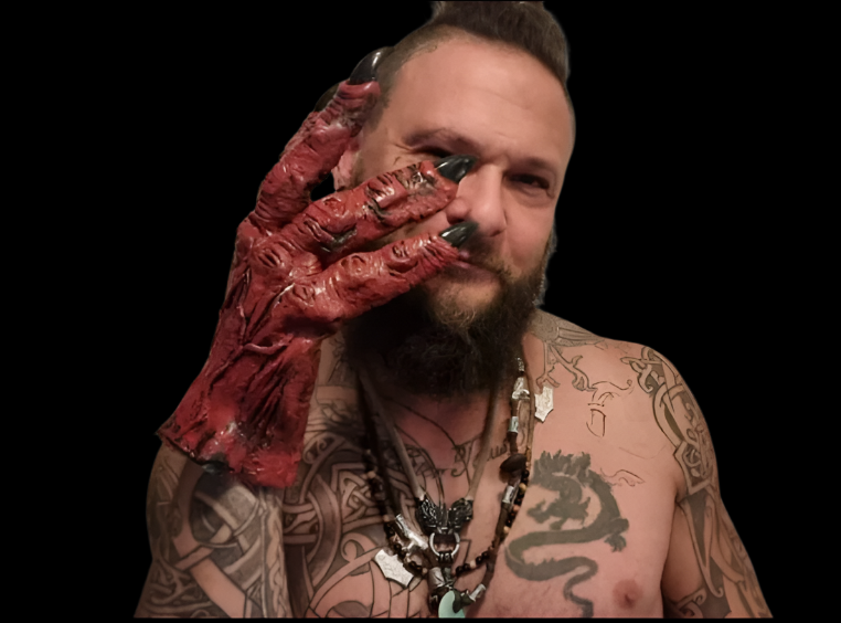 red demon gloves