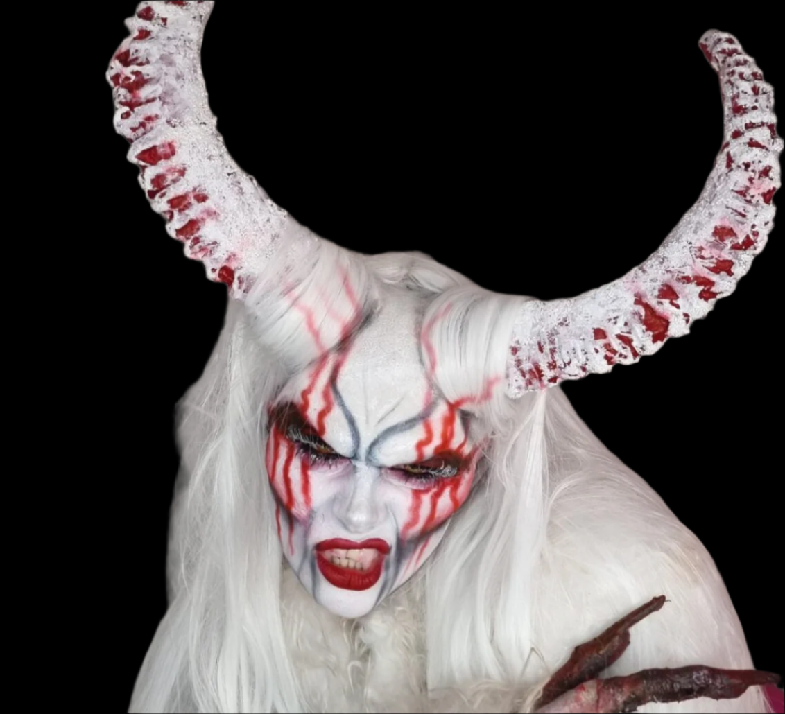 krampus forehead and horns set