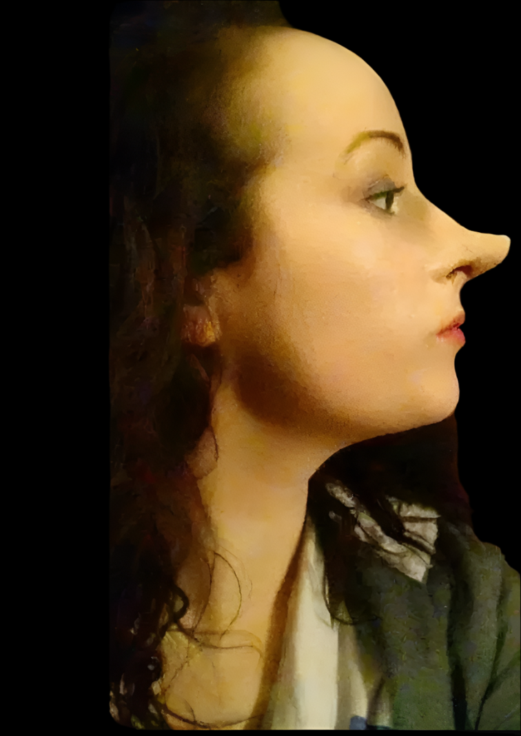 fair elf pixie prosthetic nose