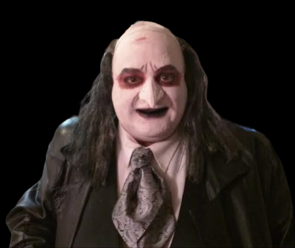 Pointy penguin man nose prosthetic 