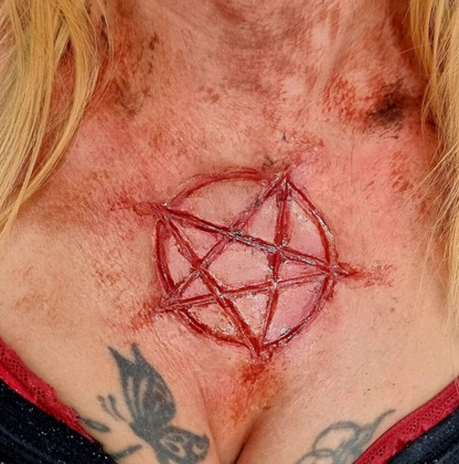 demonic devil silicone prosthetic set 